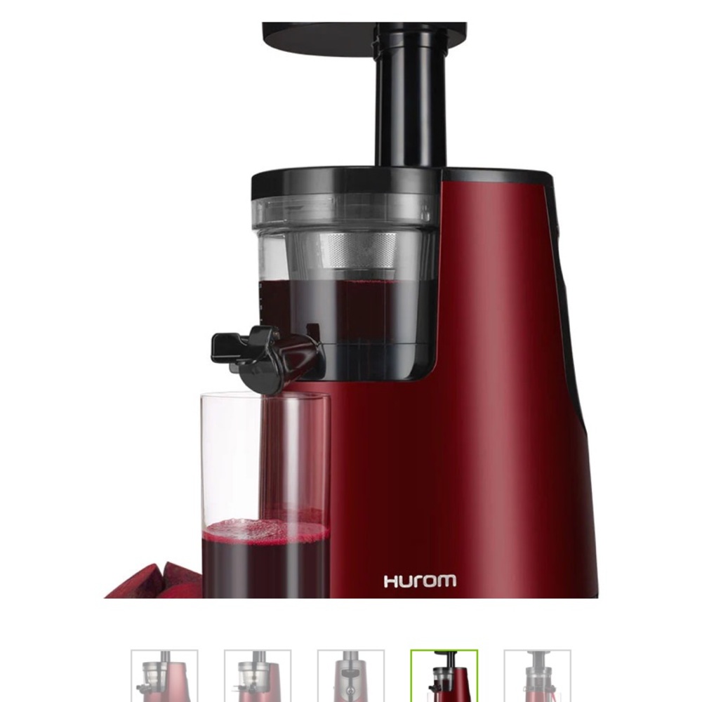 Hurom Elite Slow Juicer in Red